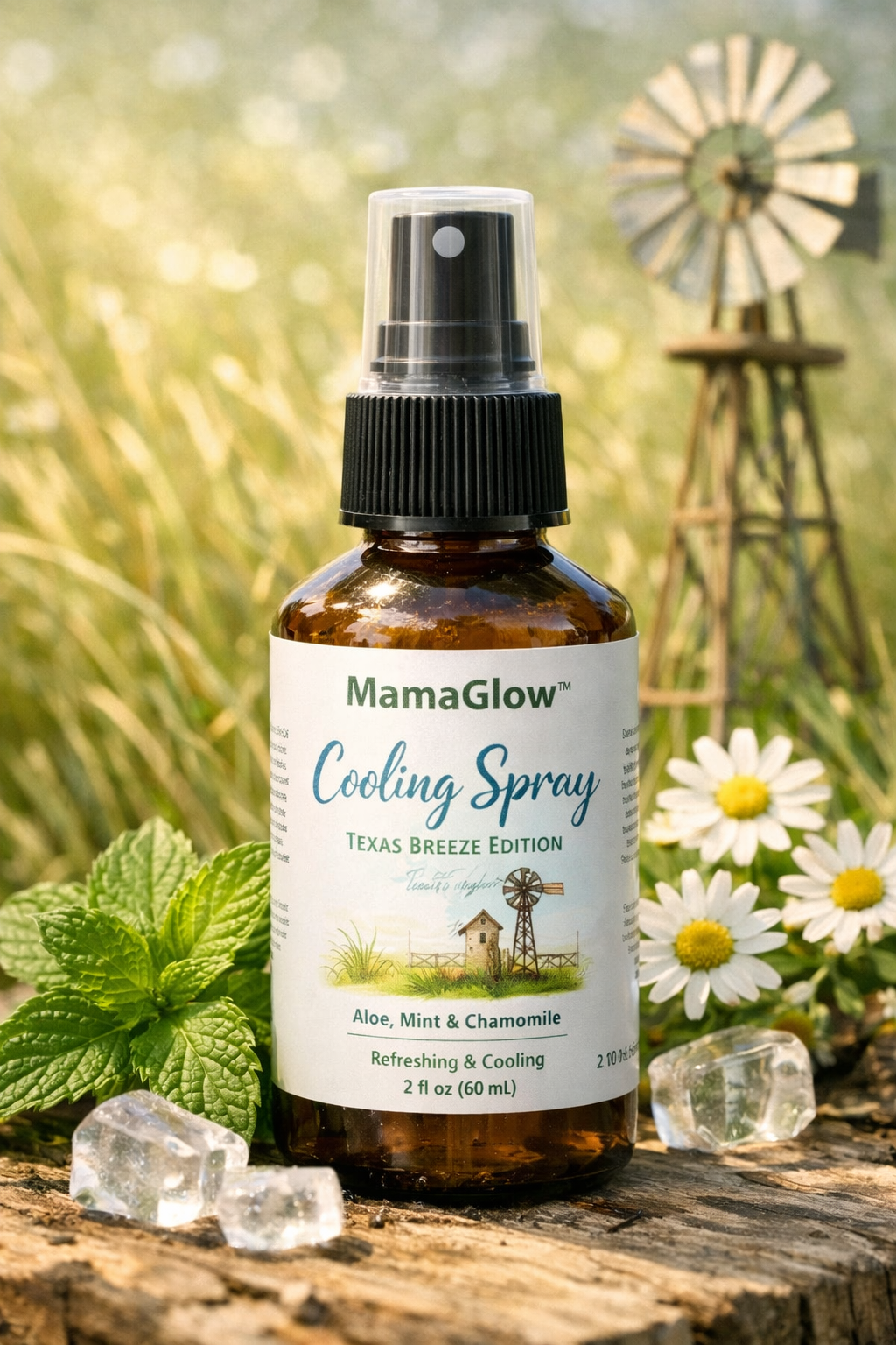 MamaGlow Cooling Mist — Instant Refresh + Cooling Relief